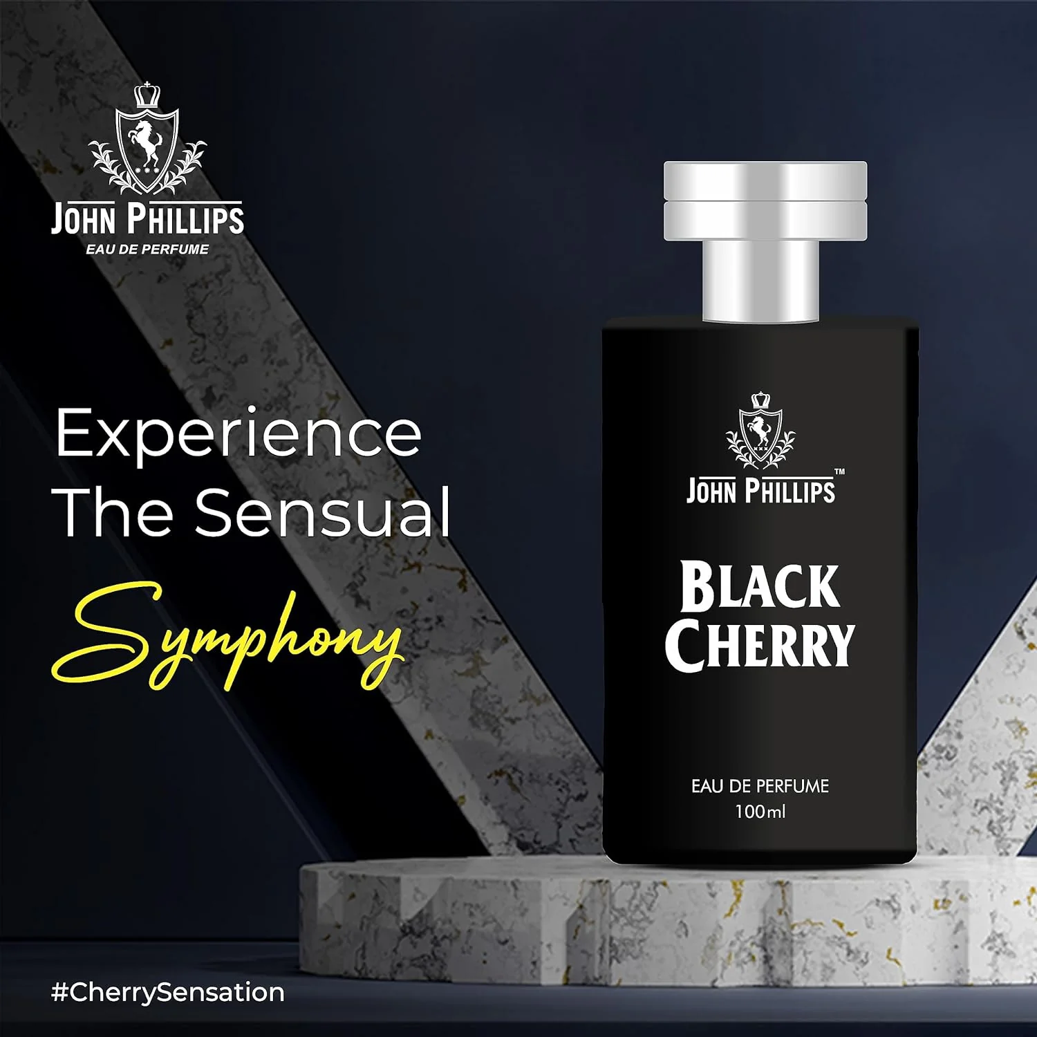 John Phillips Luxury Black Cherry Eau De Parfum & Wi-fi Eau De Parfum 100ml 3.4 Fl.oz. Each Pack Of 2 For Unisex - Image 4