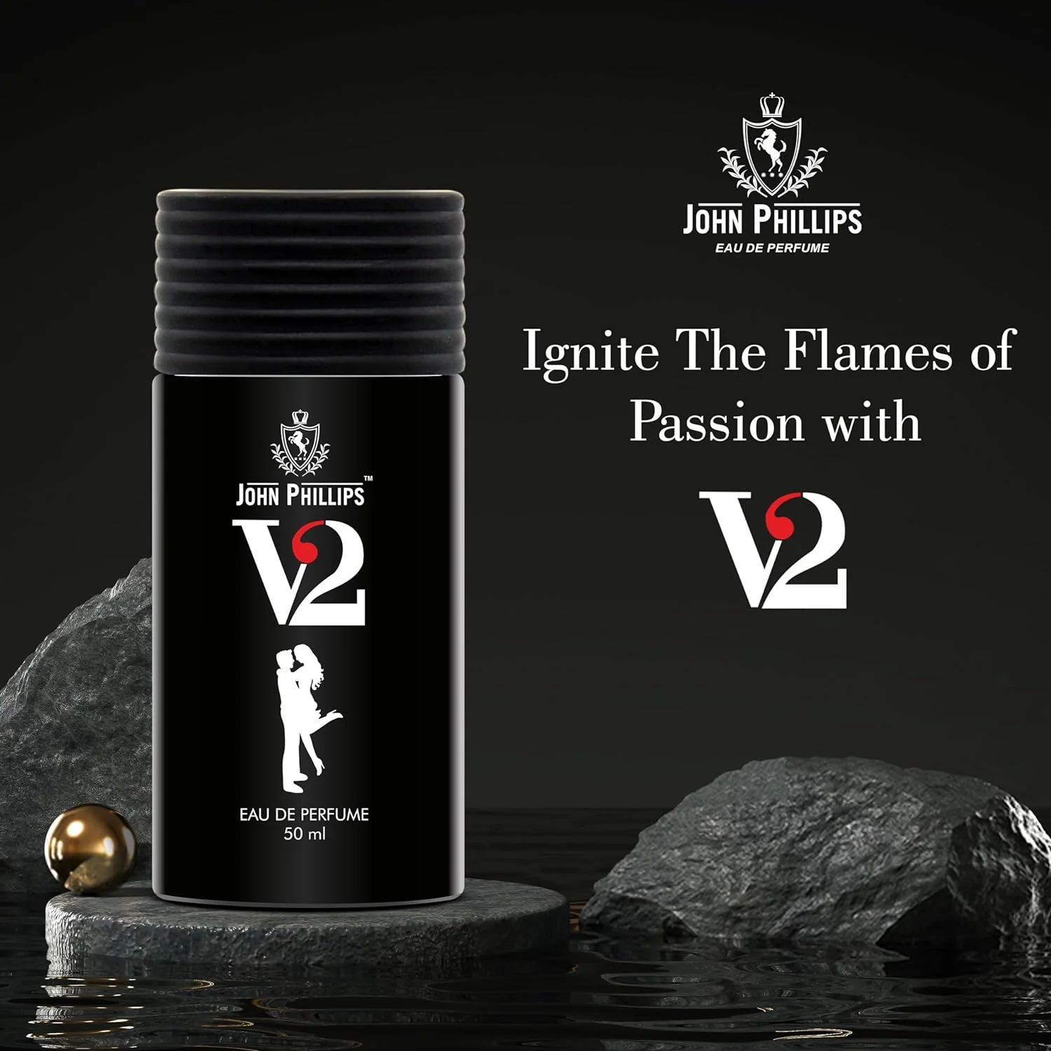 John Phillips Luxury Black + V2 + Wi-fi Eau De Parfum 50ml 1.6 Fl.oz. Each Pack Of 3 For Unisex | Perfect For Gifting - Image 5
