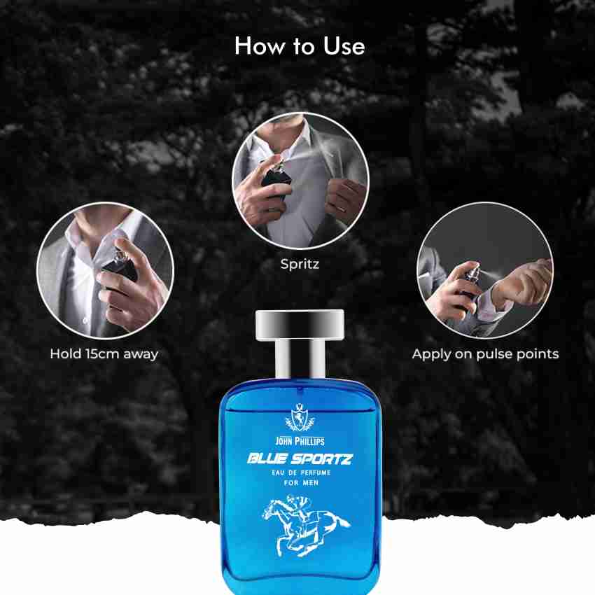 John Phillips Luxury Blue Sportz & Frozen Eau De Parfum 100ml 3.4 Fl.oz. Each Pack Of 2 For Men & Women - Image 5
