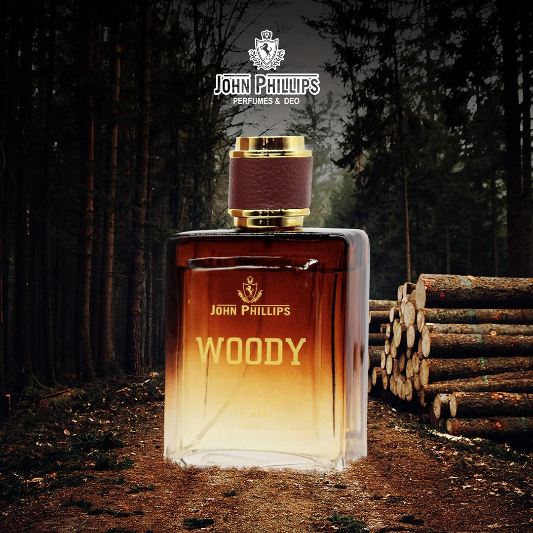 John Phillips Luxury Woody & Bon Voyage Eau De Parfum 100ml 3.4 Fl.oz. Each Pack Of 2 For Men - Image 2
