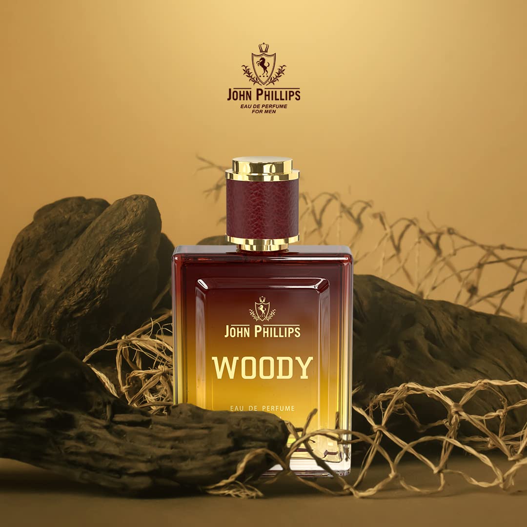 John Phillips Luxury Woody & Bon Voyage Eau De Parfum 100ml 3.4 Fl.oz. Each Pack Of 2 For Men - Image 4