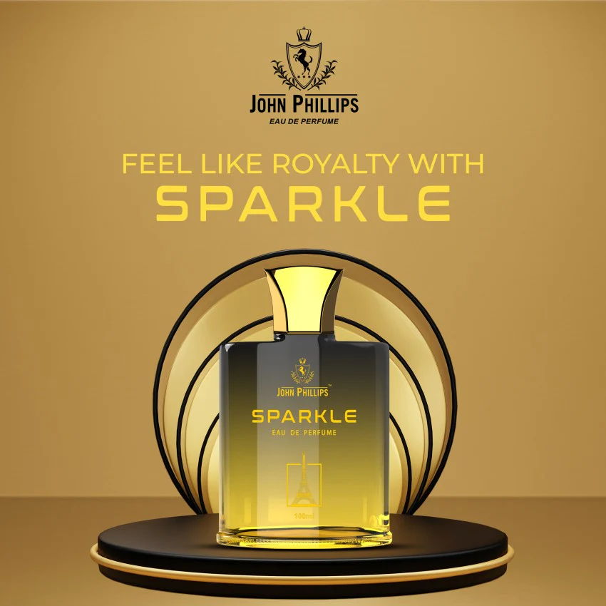 John Phillips Luxury Woody & Sparkle Eau De Perfume 100ml 3.4 Fl.oz. Each Pack Of 2 For Men - Image 3