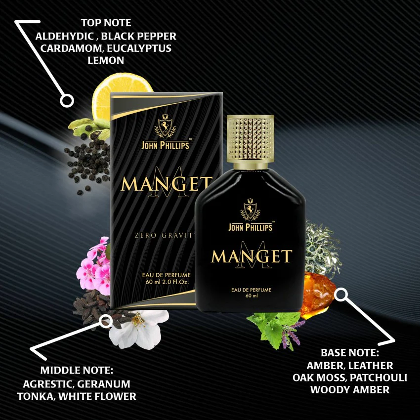 John Phillips Manget Eau De Perfume 60ml 2 Fl.oz. & Wildcraft Eau De Perfume 100ml 3.4 Fl.oz. | Combo Of 2 For Men - Image 3