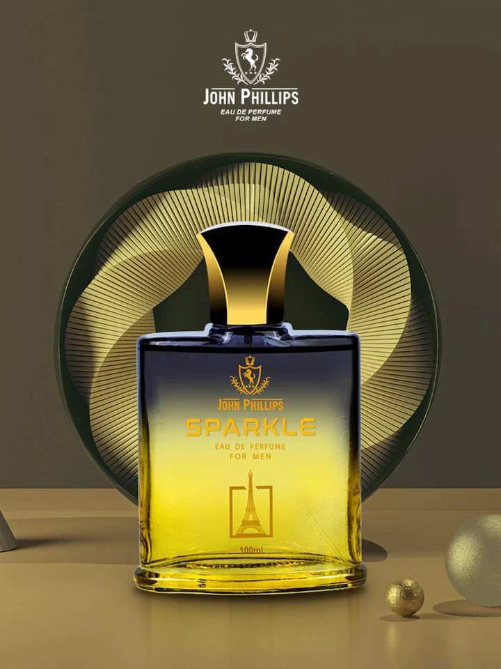 John Phillips Men Sparkle 100ml 3.4 Fl.oz. & Sandal Imperia 60ml 2 Fl.oz.  Pack Of 2 Long Lasting Fragrance For Men - Image 4