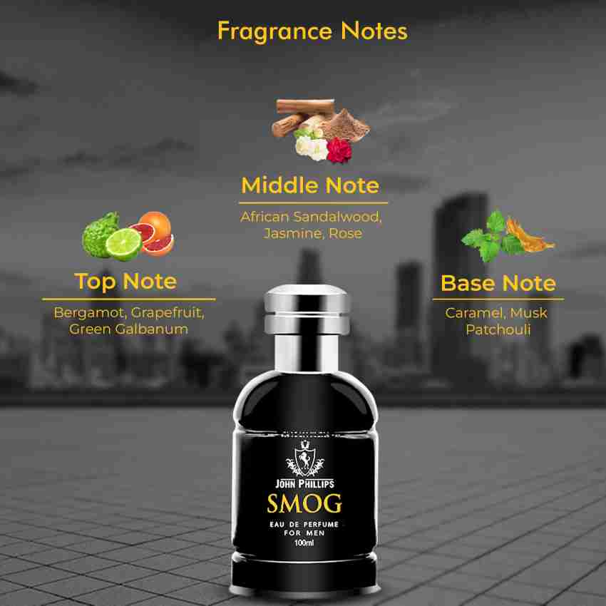 John Phillips Passport & Smog 100ml 3.4 Fl.oz. Each Pack Of 2 For Men Long Lasting Unique Fragrance - Image 5
