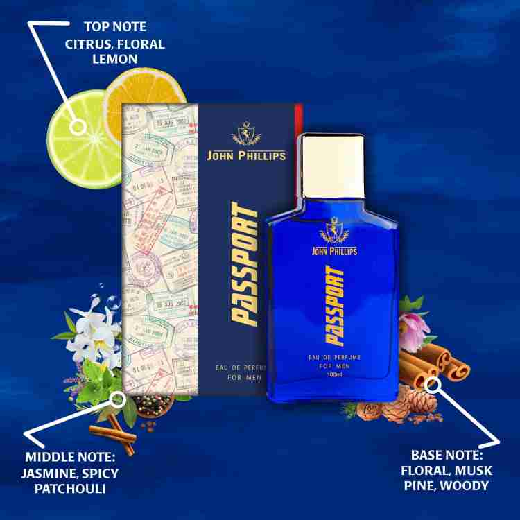 John Phillips Passport & Wildcraft Eau De Parfum 100ml 3.4 Fl.oz. Each Pack Of 2 For Men | Perfect Gift For Boyfriend - Image 3