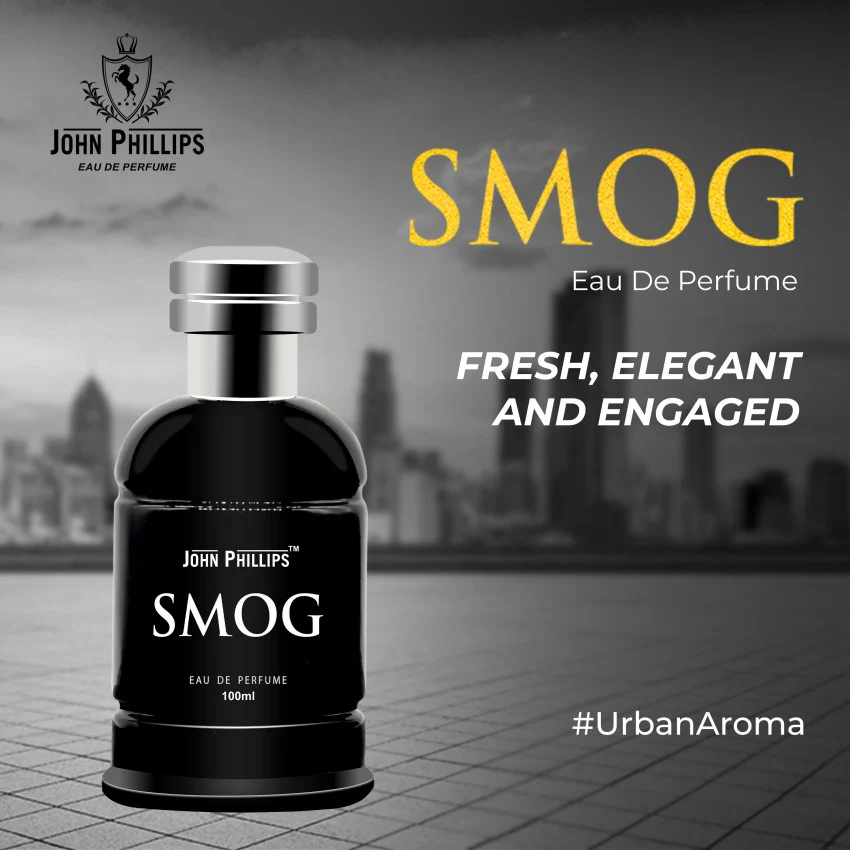 John Phillips Smog & Woody Eau De Parfume 100ml 3.4 Fl.oz. Each Pack Of 2 Long Lasting Unique Fragrance For Men - Image 4