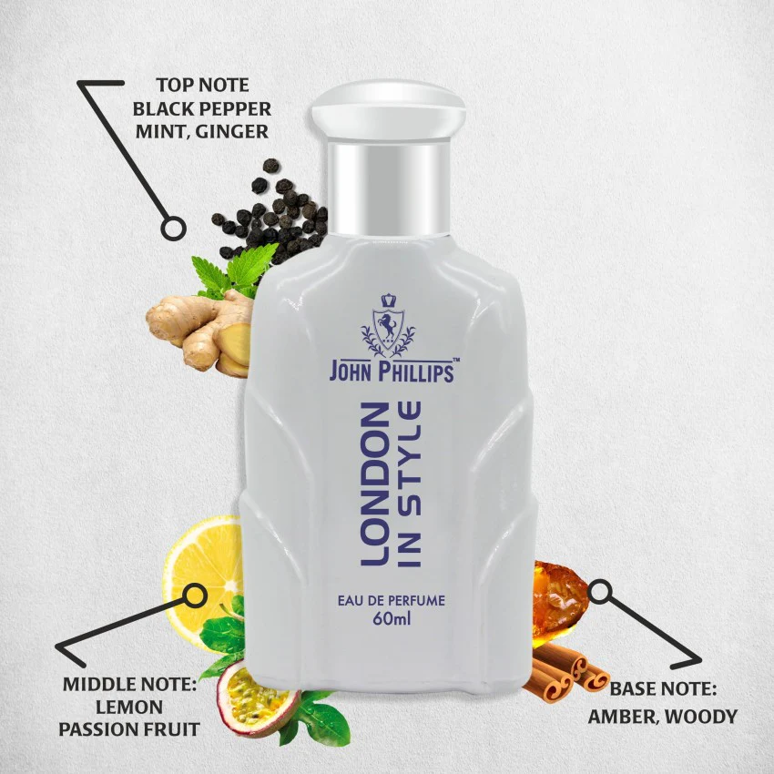 John Phillips london In Style + Magic Rose + Manget 60ml 2 Fl.oz. Each Pack Of 3 For Unisex | Perfect For Gifting - Image 7
