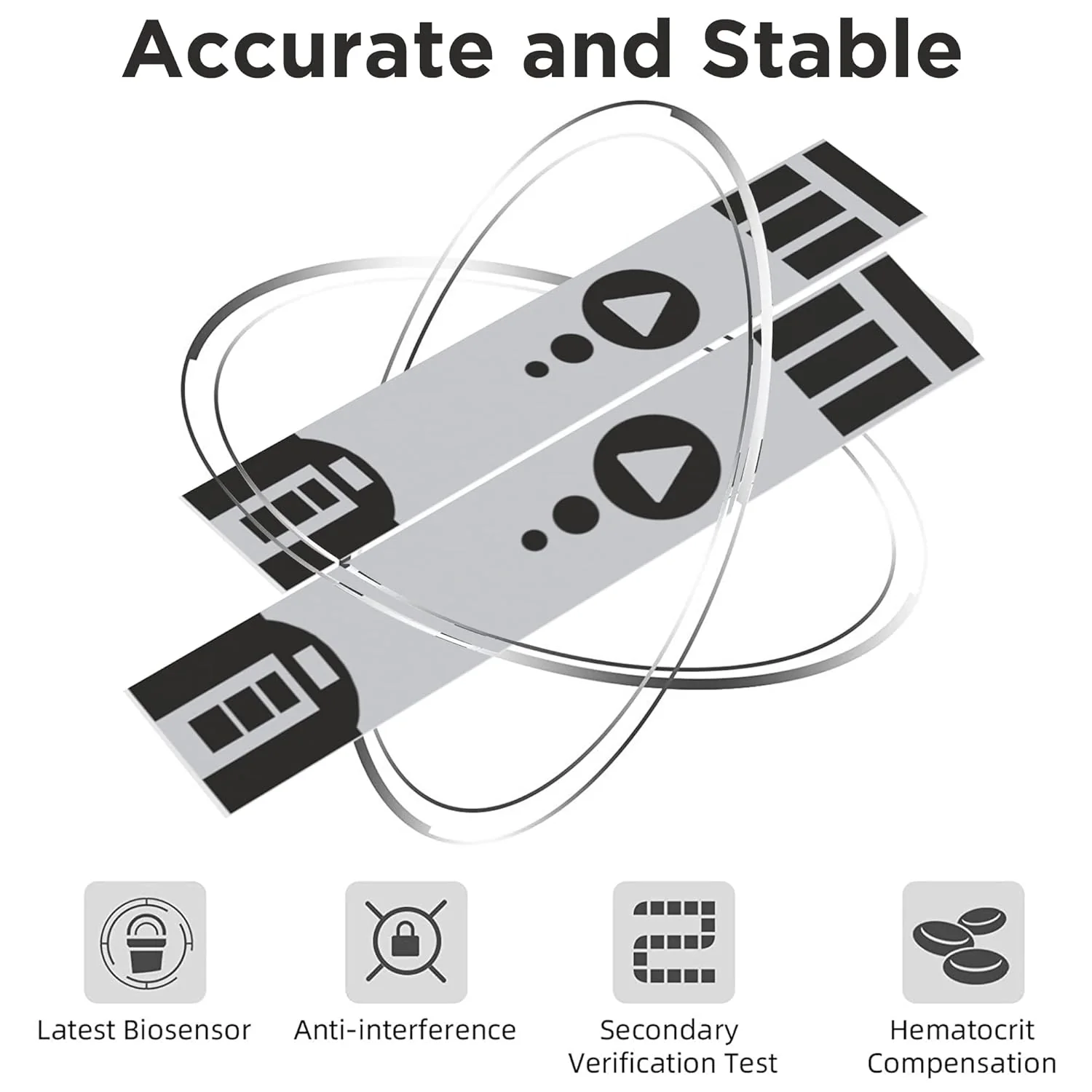 K-Life Gluneo Lite Blood Glucose Sugar Testing Strips + Glucose Test Meter - 50 Strips - Image 5