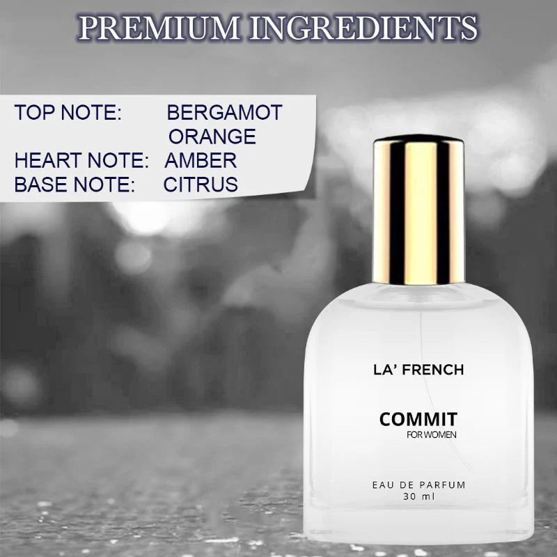La French Commit Eau De Parfum 30ml 1.01 Fl.oz. | Long Lasting Fragrance For Women - Image 8