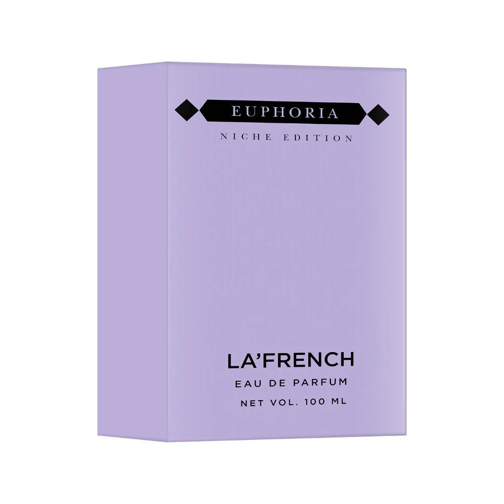 La French Euphoria Eau De Perfume 100ml 3.4 Fl.oz. | Long Lasting & Sensuous Fragrance For Unisex - Image 3