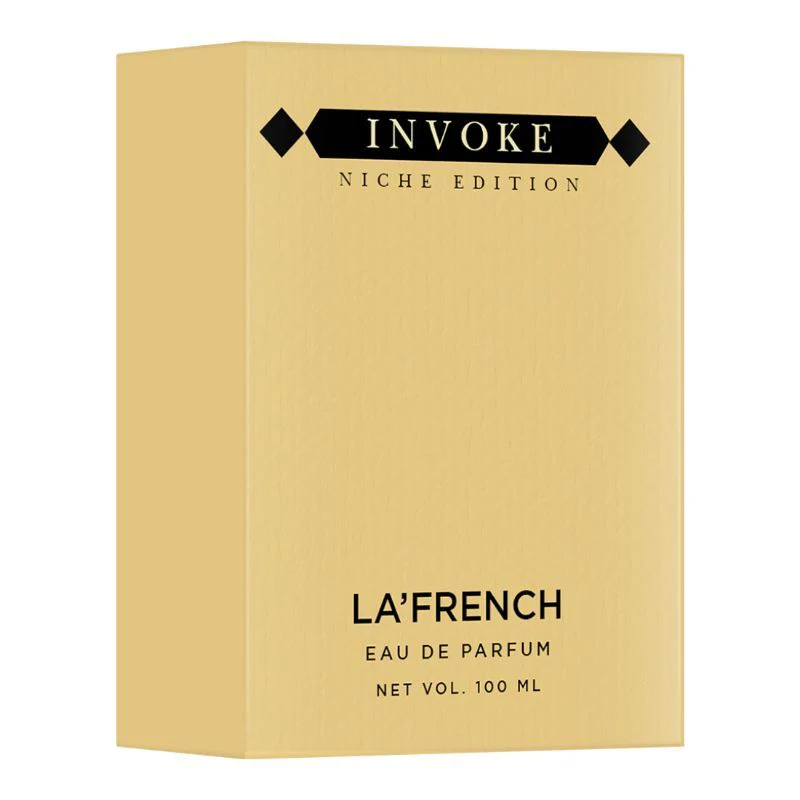 La French Invoke Eau De Perfume 100ml 3.4 Fl.oz. | Long Lasting & Unisex Fragrance | Perfect For Everyday Use - Image 3