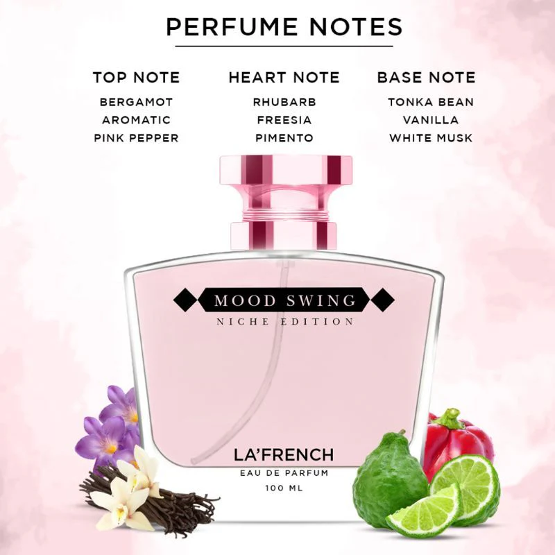 La French Mood Swing Eau De Perfume 100ml 3.4 Fl.oz. | Long Lasting Fragrance For Unisex - Image 5