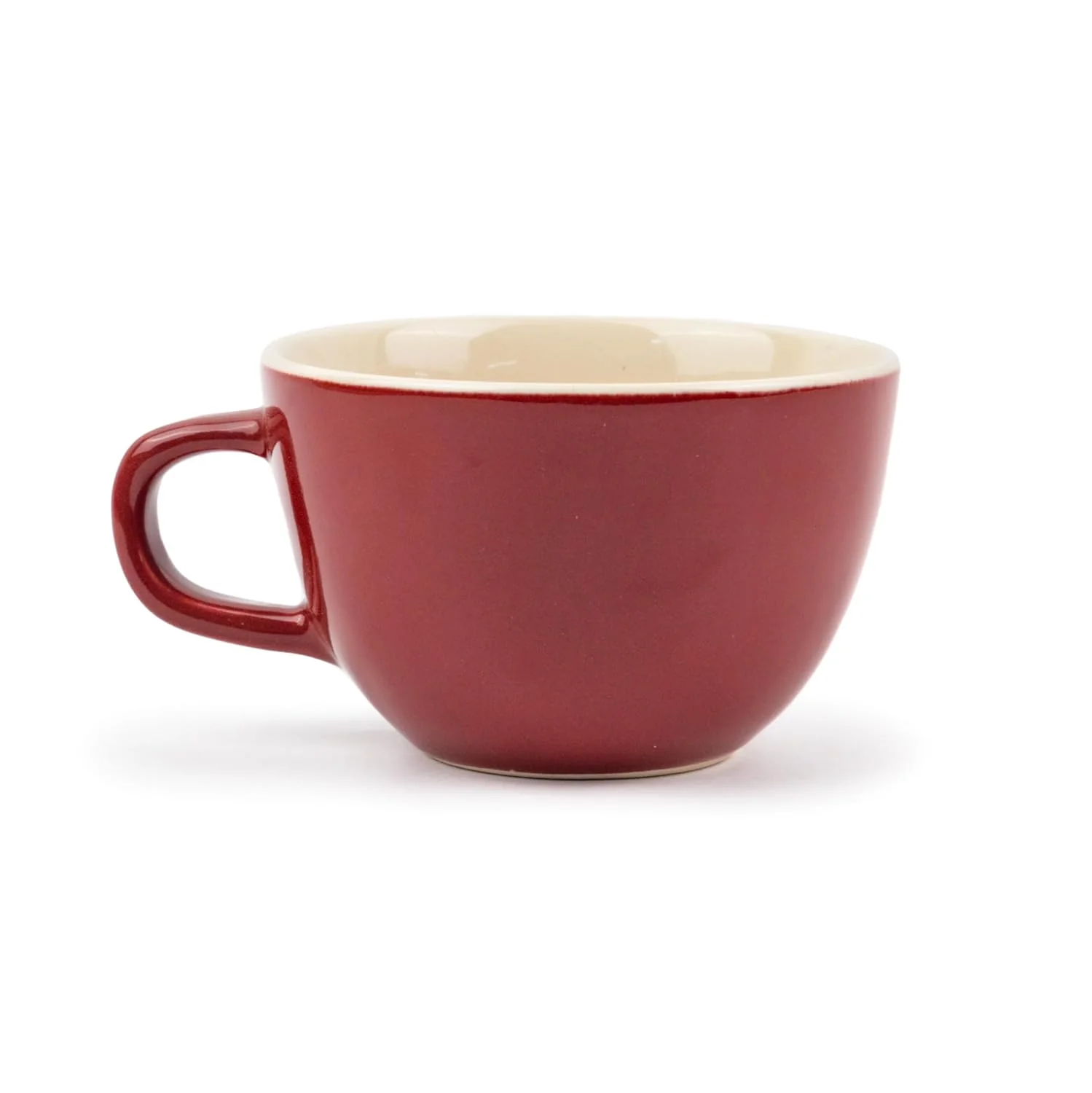 Large Ceramic Coffee Cup Set Of 2 - Burgundy, 300ml Each | Cappuccino Cup With Glossy Finish - Large Ceramic Coffee Cup | Premium Stoneware Coffee Cup - Microwave Safe - Image 6