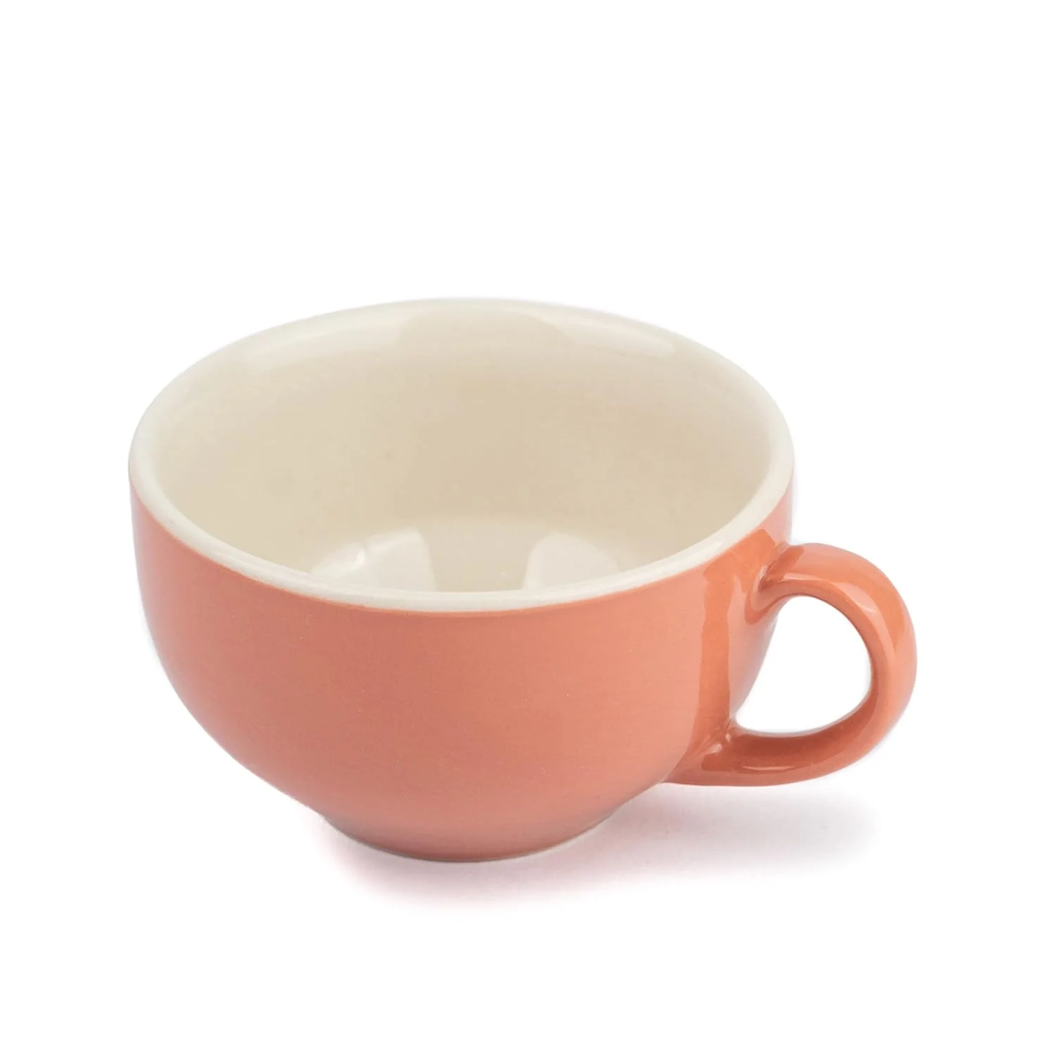 Large Ceramic Coffee Cup Set Of 2 - Pink, 350ml Each | Cappuccino Cup With Glossy Finish - Large Ceramic Coffee Cup | Premium Stoneware Coffee Cup - Microwave Safe, XL Cuppa - Image 2