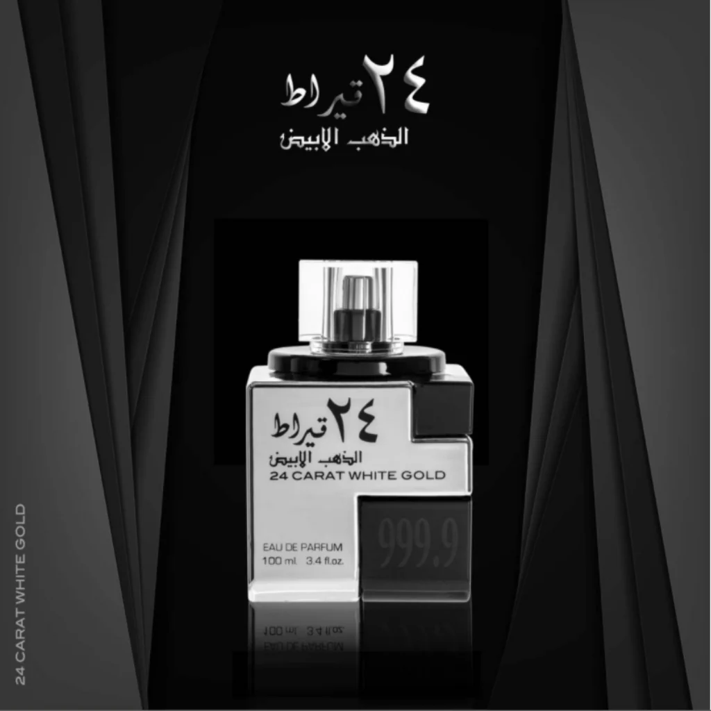 Lattafa 24 Carat White Gold Eau De Parfum 100ml 3.4 Fl.oz. Unisex Fragrance | Long Lasting - Image 4