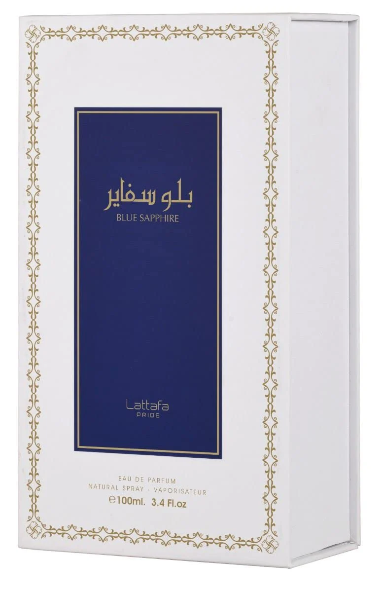 Lattafa Pride Blue Sapphire Eau De Parfum 100ml 3.4 Fl.oz. Luxury Unisex Fragrance | Long Lasting - Image 3