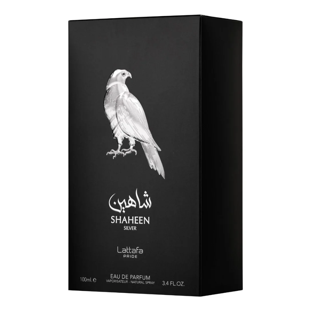 Lattafa Pride Shaheen Silver Eau De Parfum 100ml 3.4 Fl.oz. Unisex Luxury Fragrance | Party Wear - Image 2
