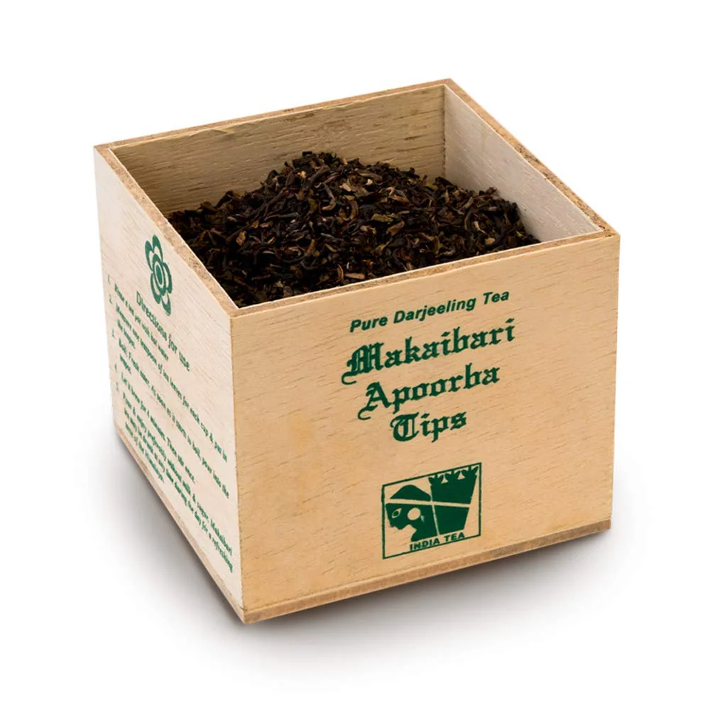 Makaibari Apoorba Tips Organic Darjeeling Tippy Whole Leaf Black Tea Chestlet - 100gm, 3.5 Ounce | USDA Organic Certified Tea - 100% Authentic & Premium Darjeeling Single Estate Loose Leaf Tea - Image 5