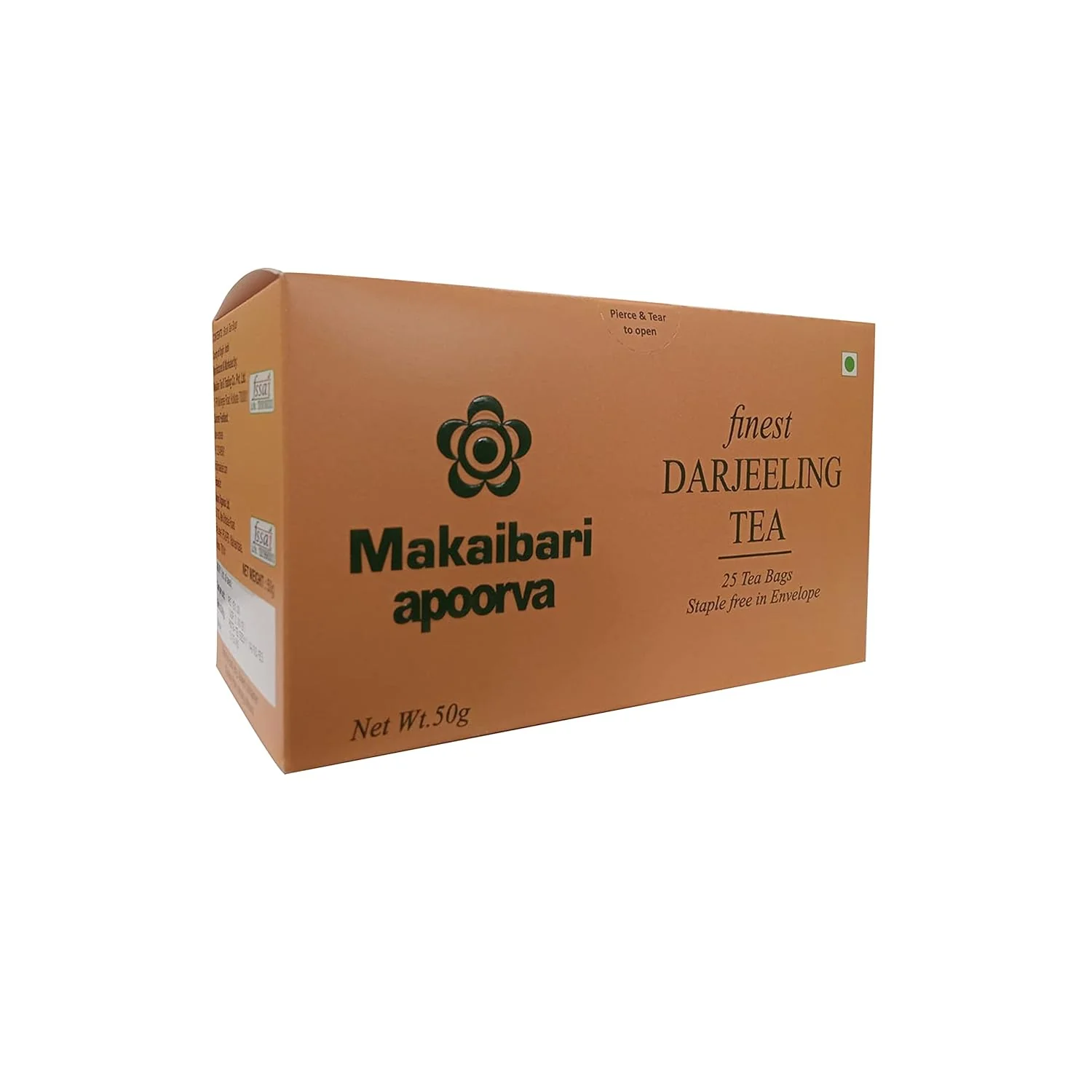 Makaibari Apoorva Finest Darjeeling Tea Bag + Darjeeling Green Tea Bag Pack Of 2 - 50gm, 1.7 Ounce, 25 Tea Bags In Each | Low Caffeine, Non-Toxic - Image 4