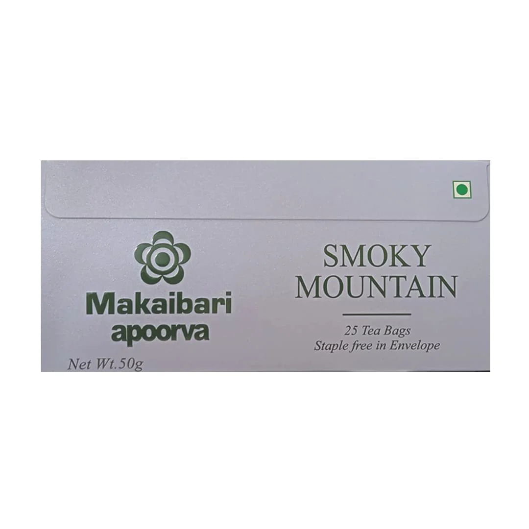 Makaibari Apoorva Smoky Mountain Black Tea - 50gm, 1.7 Ounce, 25 Teabags | USDA Certified Premium Darjeeling Black Tea - Roasted Darjeeling Long Leaf Tea | Low Caffeine - Image 3