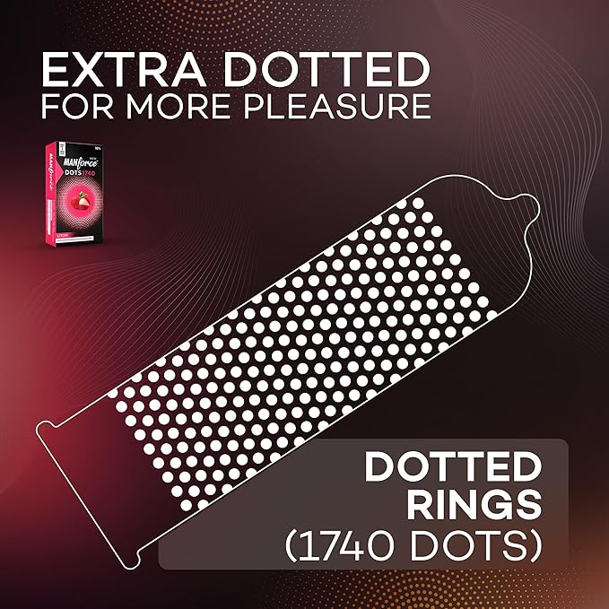 Manforce Combo Condoms For Men (Sunny Edition, Litchi, King Dot Extra Dotted) - Pack Of 30 - Image 5