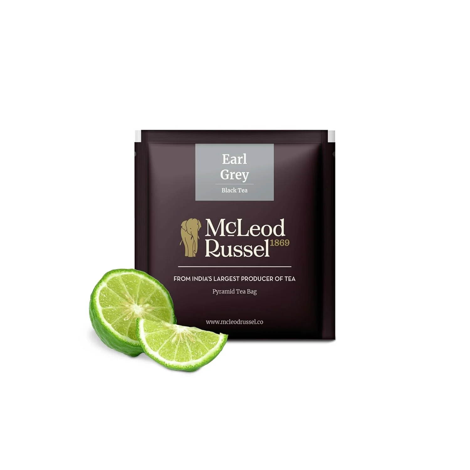 McLeod Russel 1869 Earl Grey Black Tea - Pack Of 2 X 50 Pyramid Tea Bags | Blended With 100% Natural Bergamot Oil - Loose Leaf Black Orthodox | Brewed Hot Or Iced Tea - Low Caffeine - Image 5