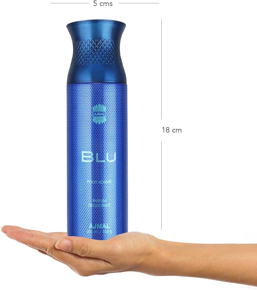 Men Blu + Silver Shade Deodorant 200ml 6.7 Fl.oz. Each X2 + Aretha Eau De Parfum 50ml 1.6 Fl.oz. | Combo Of 3 - Image 3
