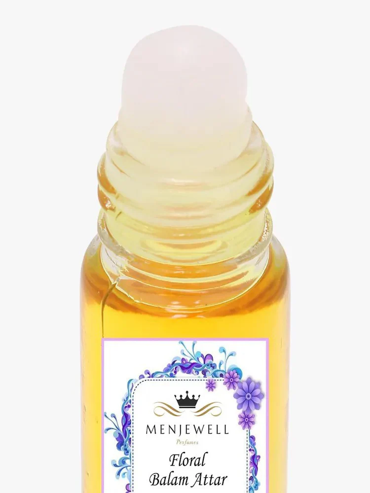 Menjewell Floral Balam Attar Perfume 9ml 0.3 Fl.oz. Finest Pure Perfume | Long Lasting | Unisex Fragrance - Image 4