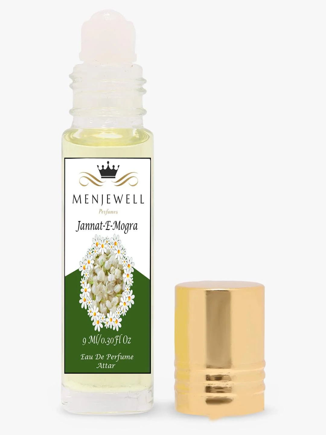Menjewell Jannat-E-Mogra Eau De Perfume Attar 9ml 0.3 Fl.oz. | Unisex Fragrance | Long Lasting - Image 2
