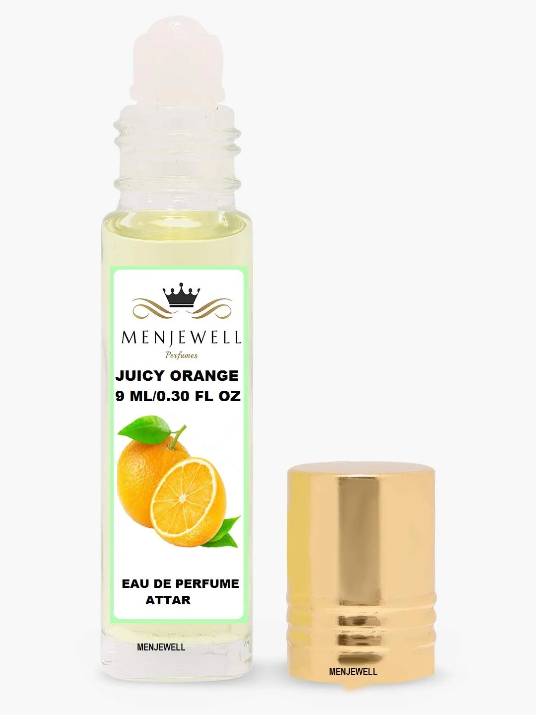 Menjewell Juicy Orange Eau De Parfum Attar Perfume 9ml 0.3 Fl.oz. Unisex Fragrance | Long Lasting - Image 2