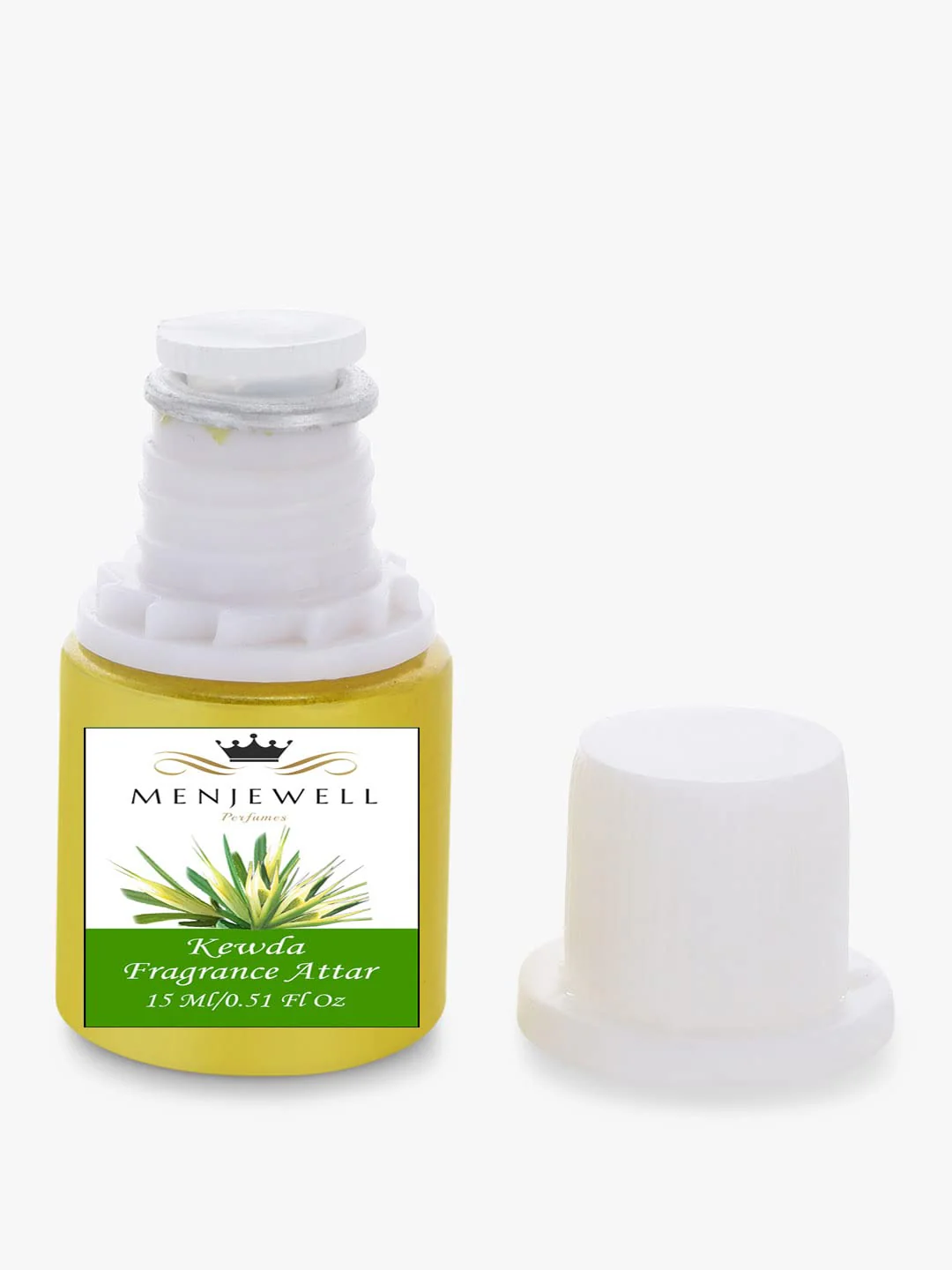 Menjewell Kewda Fragrance Attar Perfume 15ml 0.5 Fl.oz. Unisex Fragrance | Long Lasting | Alcohol Free - Image 2