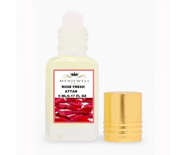 Menjewell Lavender Love + Raat Ki Rani + Rose Fresh Eau De Perfume Attar 5ml 0.17 Fl.oz. Each Pack Of 3 | Unisex Fragrance | Long Lasting - Image 3