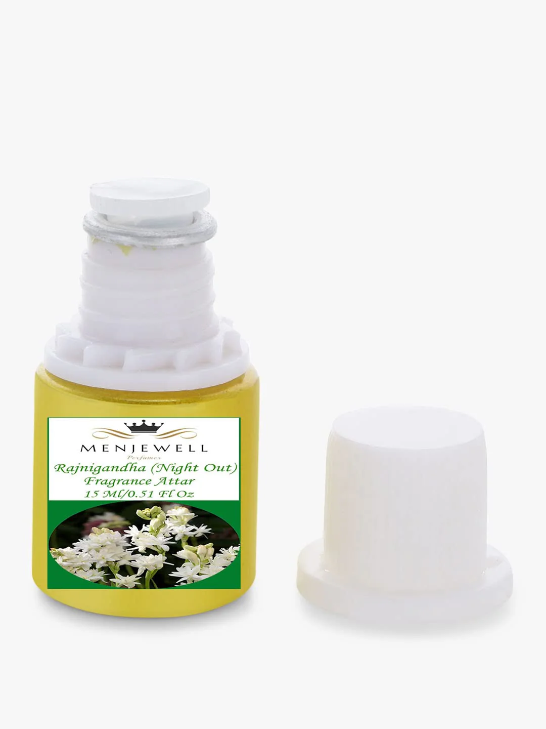 Menjewell Rajnigandha (Night Out) Fragrance Attar 15ml 0.5 Fl.oz. For Men & Women | Long Lasting | Alcohol Free - Image 2