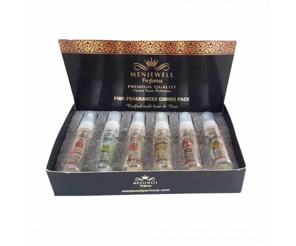 Menjewell Set Of 6 Fine Fragrance Eau De Perfume 0.3 Fl.oz. Each | Combo Pack For Men - Image 4