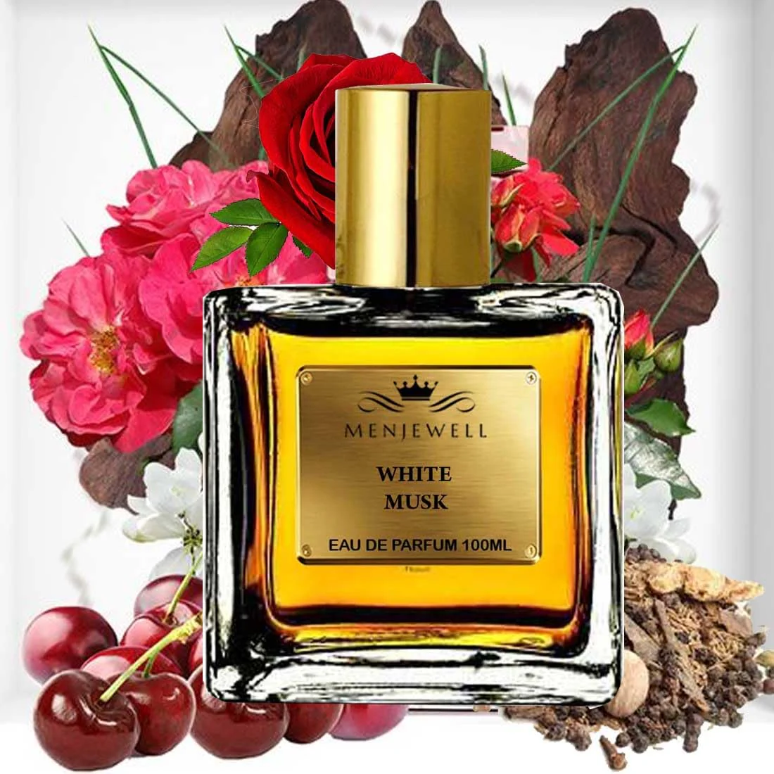 Menjewell White Musk Eau De Parfum 100ml 3.4 Fl.oz. Unisex Fragrance | Long Lasting - Image 5