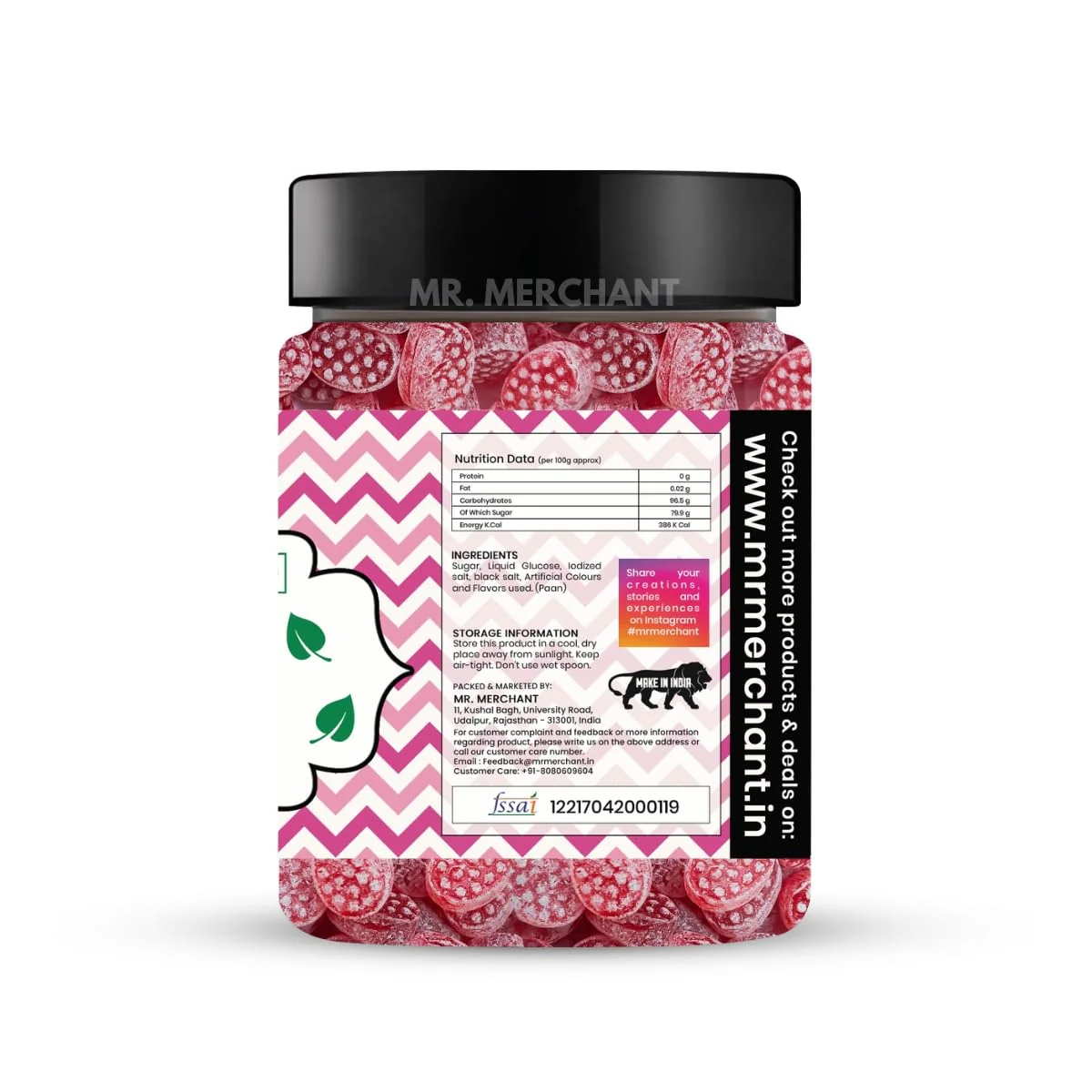 Mr. Merchant Paan Candy 300gm, | Jar Pack - Image 3