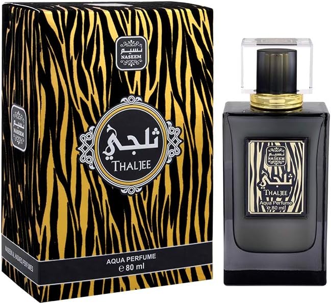 Naseem Thaljee Aqua Extrait De Perfume 80ml 2.7 Fl.oz. Alcohol Free | Long Lasting Arabian Fragrance For Men - Image 3