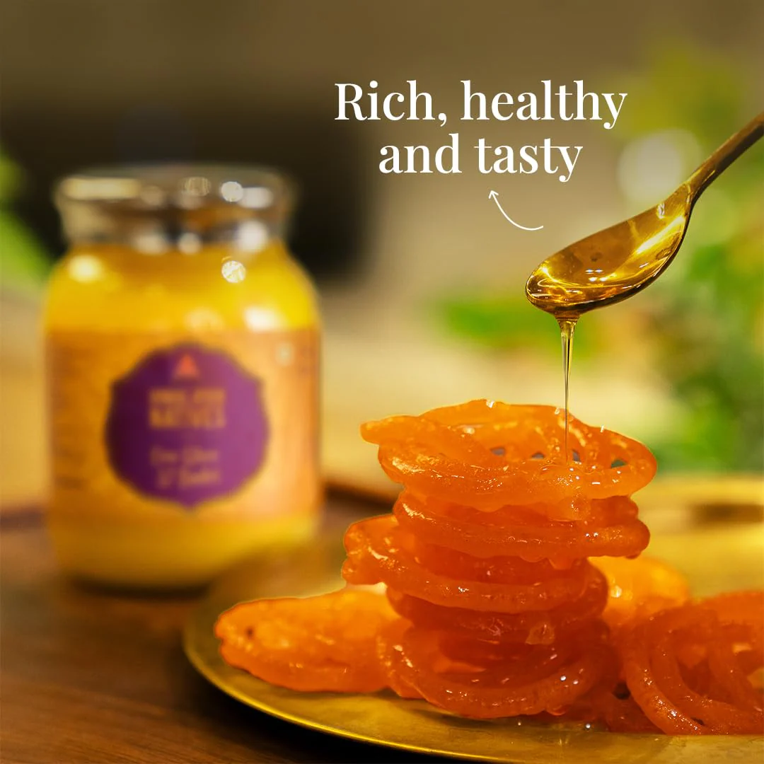 Natural A2 Badri Cow Ghee By Himalayan Natives | Highly Nutritious Desi Cow Ghee Perfect For Sweets & Dishes | (250ml) 8.4 Ounce | Jar Pack - Image 5