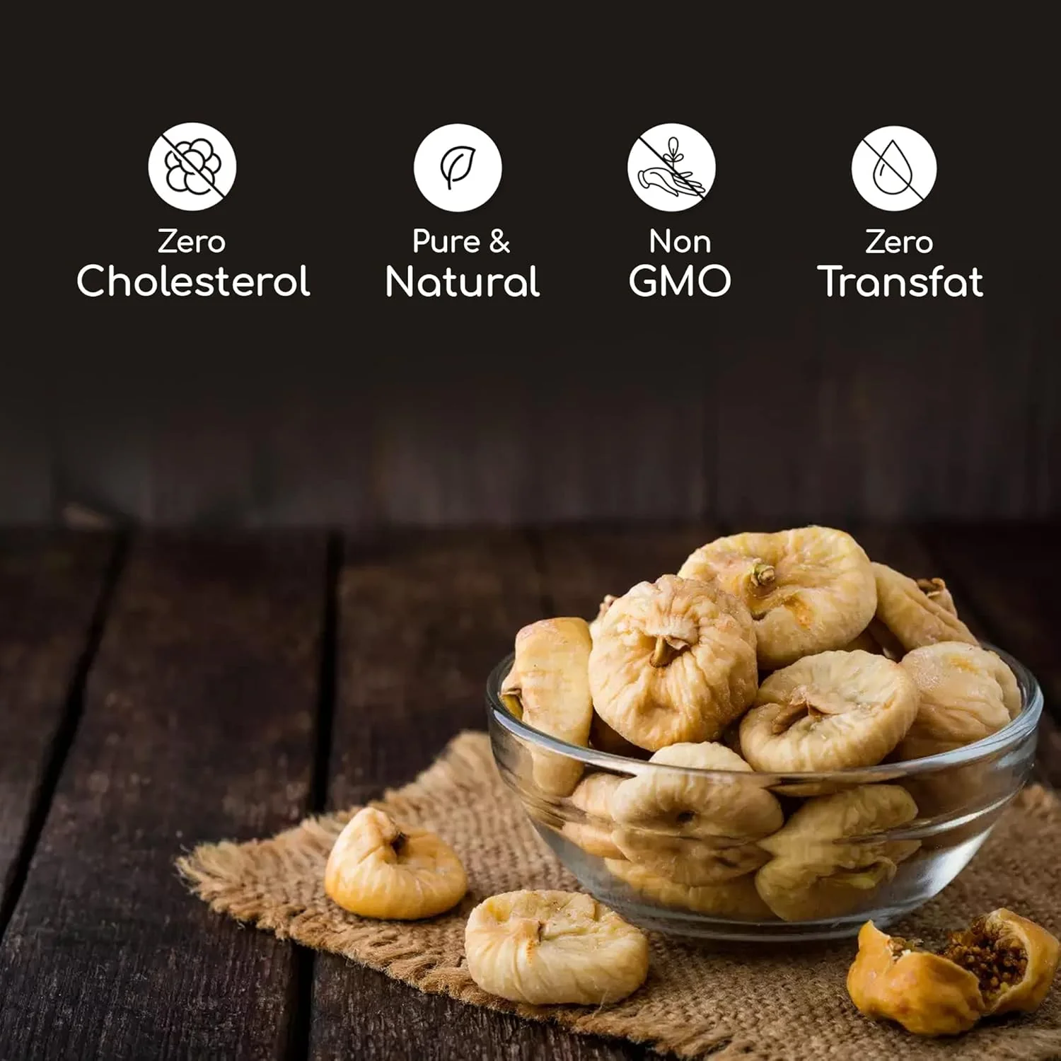 Natural Afghani Anjeer Dried Figs By Ziofit 200gm, | Anjeer For Weight Management Digestion, Immunity Good Health & Rich In Dietary Fiber | 7.0 Ounce - Image 2