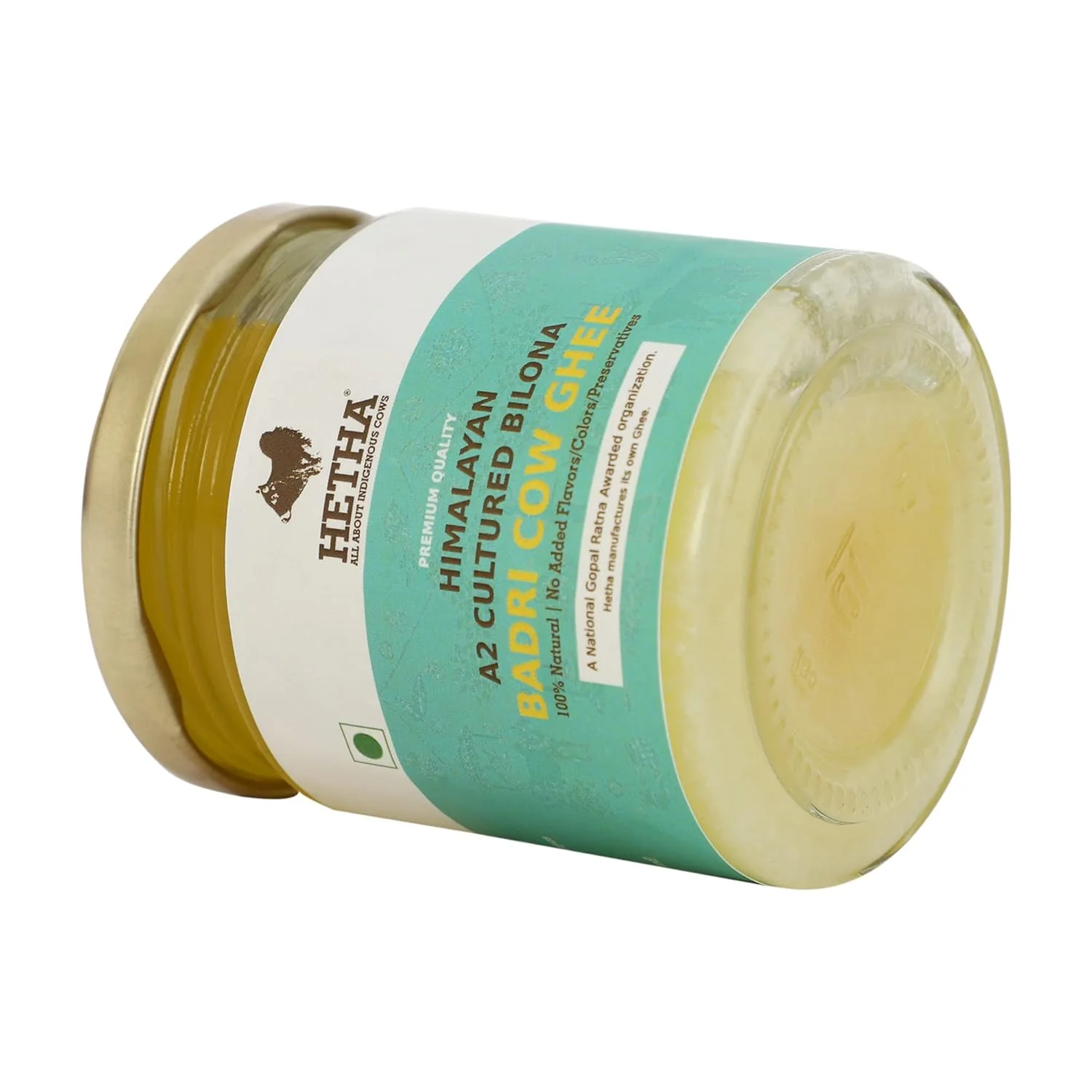 Natural Himalayan A2 Cultured Bilona Badri Cow Ghee By Hetha | Good Source Of Energy & Nutrients Healthy Desi Ghee With Rich Aroma | (250ml) 8.4 Ounce | Jar Pack - Image 3