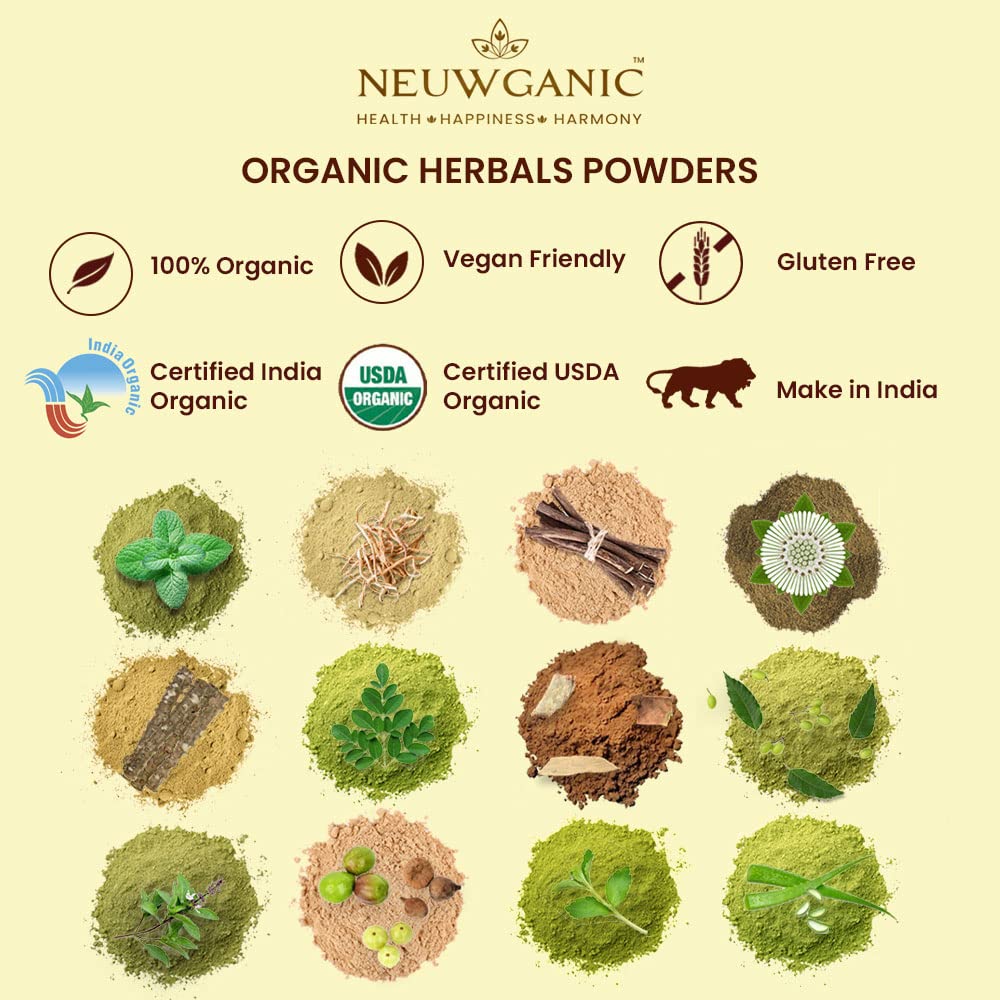 Neuwganic Organic Giloy Powder India Organic & Usda Organic Certified, For Reducing Inflammation, Detoxifying Body, Improving Function, Regulates Sugar | 200gm 0.4lbs - Image 5