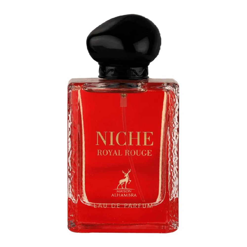 NICHE ROYAL ROUGE BY MAISON ALHAMBRA EAU DE PARFUM 100ML 3.4 FL.OZ. FOR MEN & WOMEN - Image 2