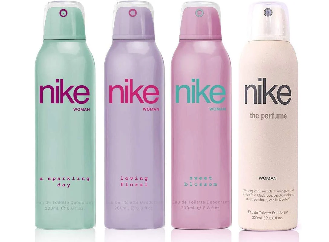 Nike A Sparkling, Loving Floral, Sweet Blossom & The Perfume Edt Deodorant 800ml 27.0 Fl.oz. Pack Of 4 | Perfect Gift Set For Women - Image 2