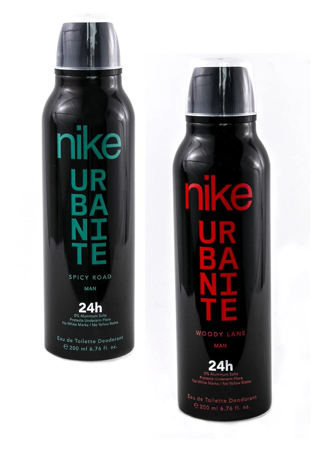 Nike Urbanite Spicy Road & Woody Lane Man Eau De Toilette Deodorant 400ml 13.5 Fl.oz. Pack Of 2 | Long Lasting Fragrance - Image 3