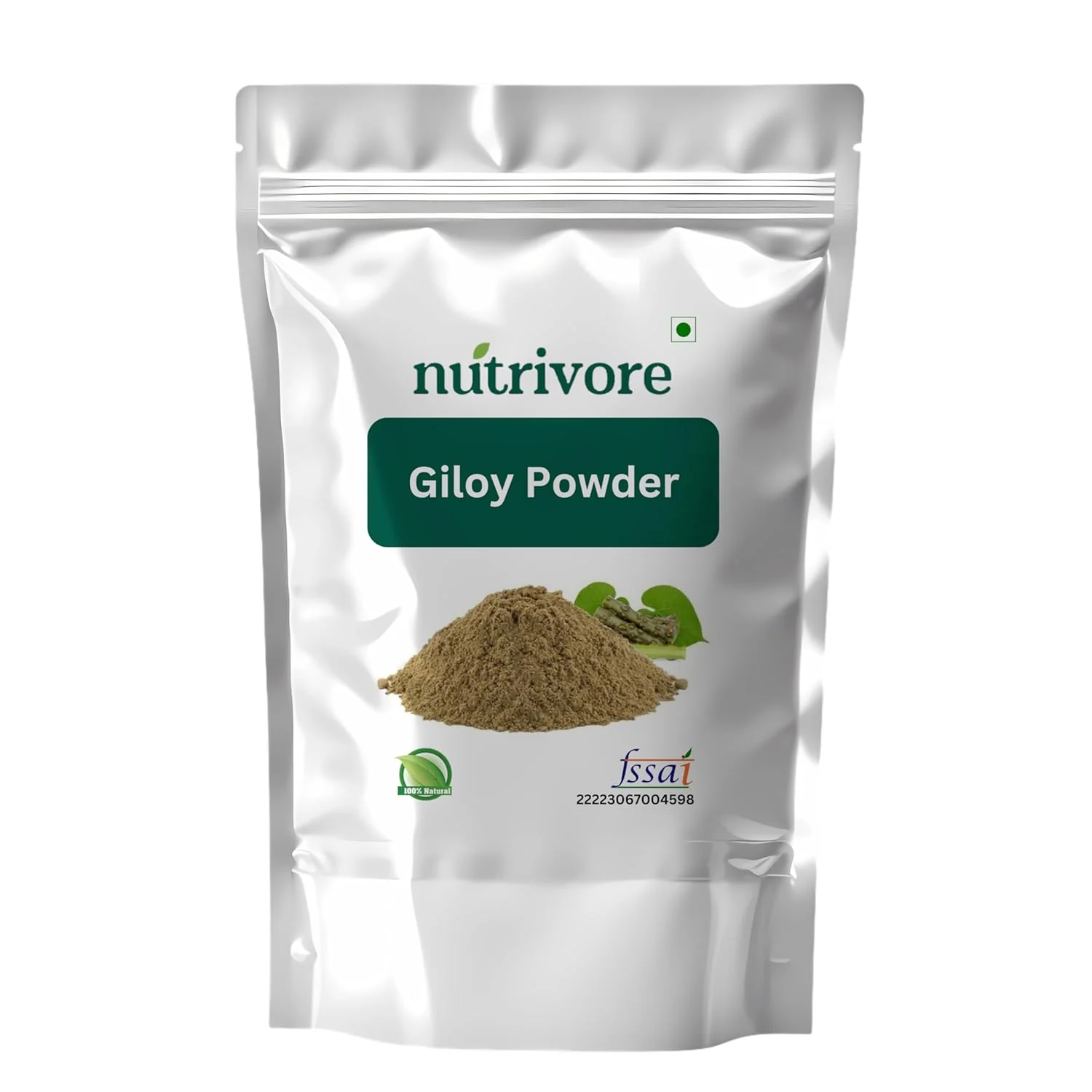 Nutrivore Giloy Guduchi, Gulvel Powder Pure & Natural No Added Presevatives Tinospor Cordifolia, Amruthavalli Podi, Improves Its Overall Function | 400gm 0.8lbs - Image 2