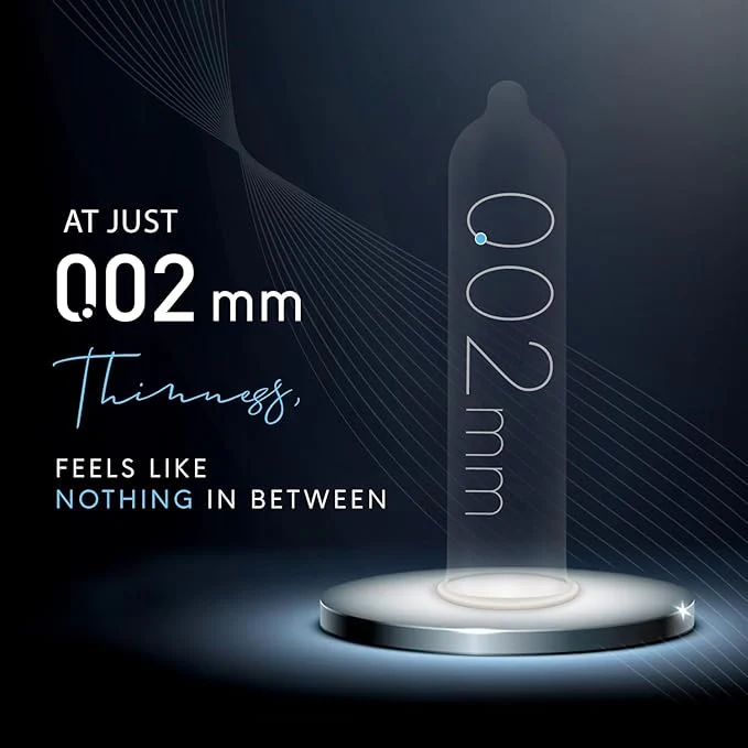 Okamoto 0.02 - Japan's Best | Thinnest Condom In India | 1st Time In India - Non Latex| Super Thin - Image 2