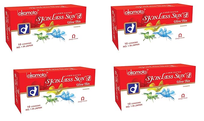 Okamoto Skinless Skin Condoms - Ultra Thin (Okamoto, Japan) (4.00) (No.1 In Japan)