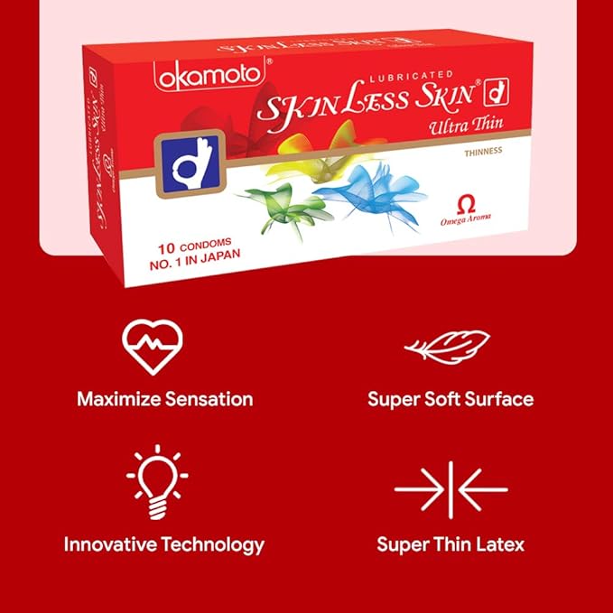 Okamoto Skinless Skin - Ultra Thin Condoms - Image 2