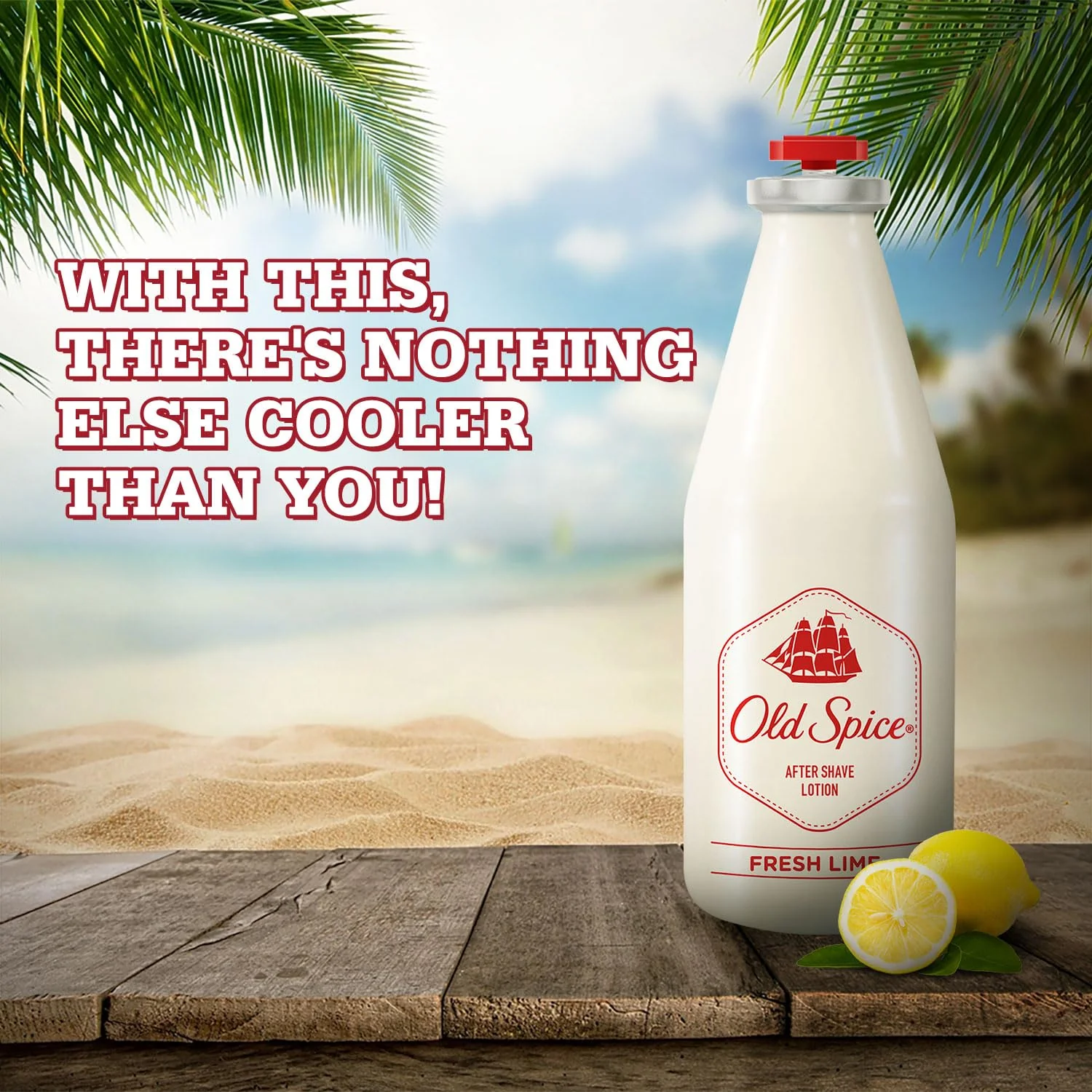 Old Spice After Shave Lotion | Fresh Lime | Cool , Aromatic & Fresh | 150ml 5 Fl.oz. - Image 2